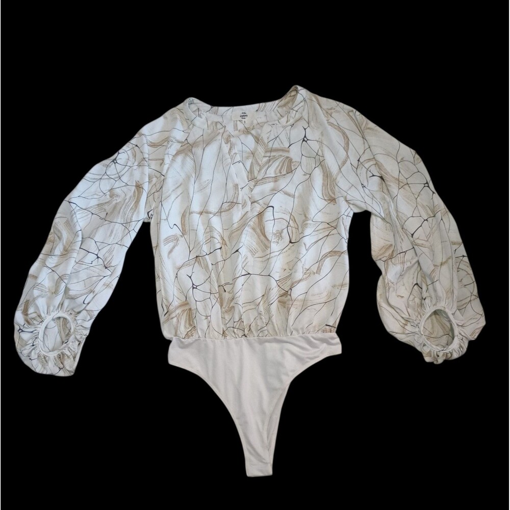 Entro abstract print bodysuit Size S